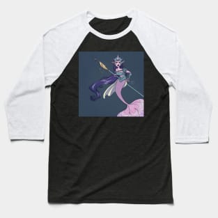 Mermaid Warrior Princess Baseball T-Shirt